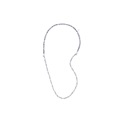 Blue Precious Threads Necklace