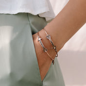 Best Friends Arrow Charm Bangle Set of 2