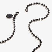 Black Ball Chain Necklace