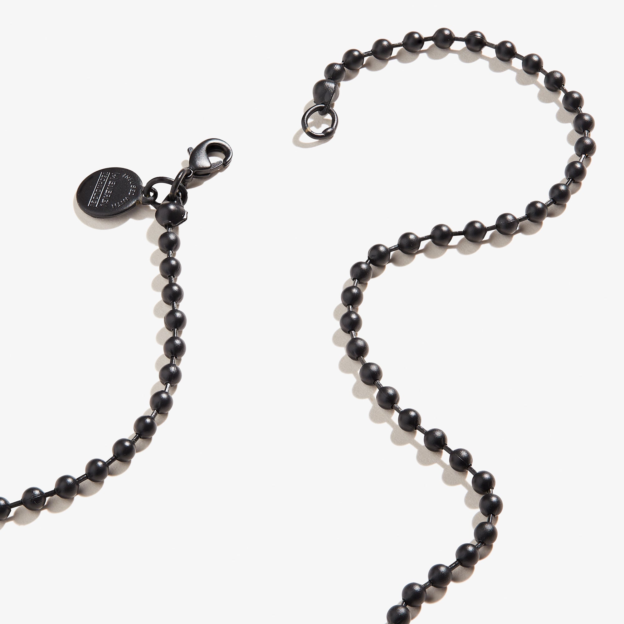 Black Ball Chain Necklace