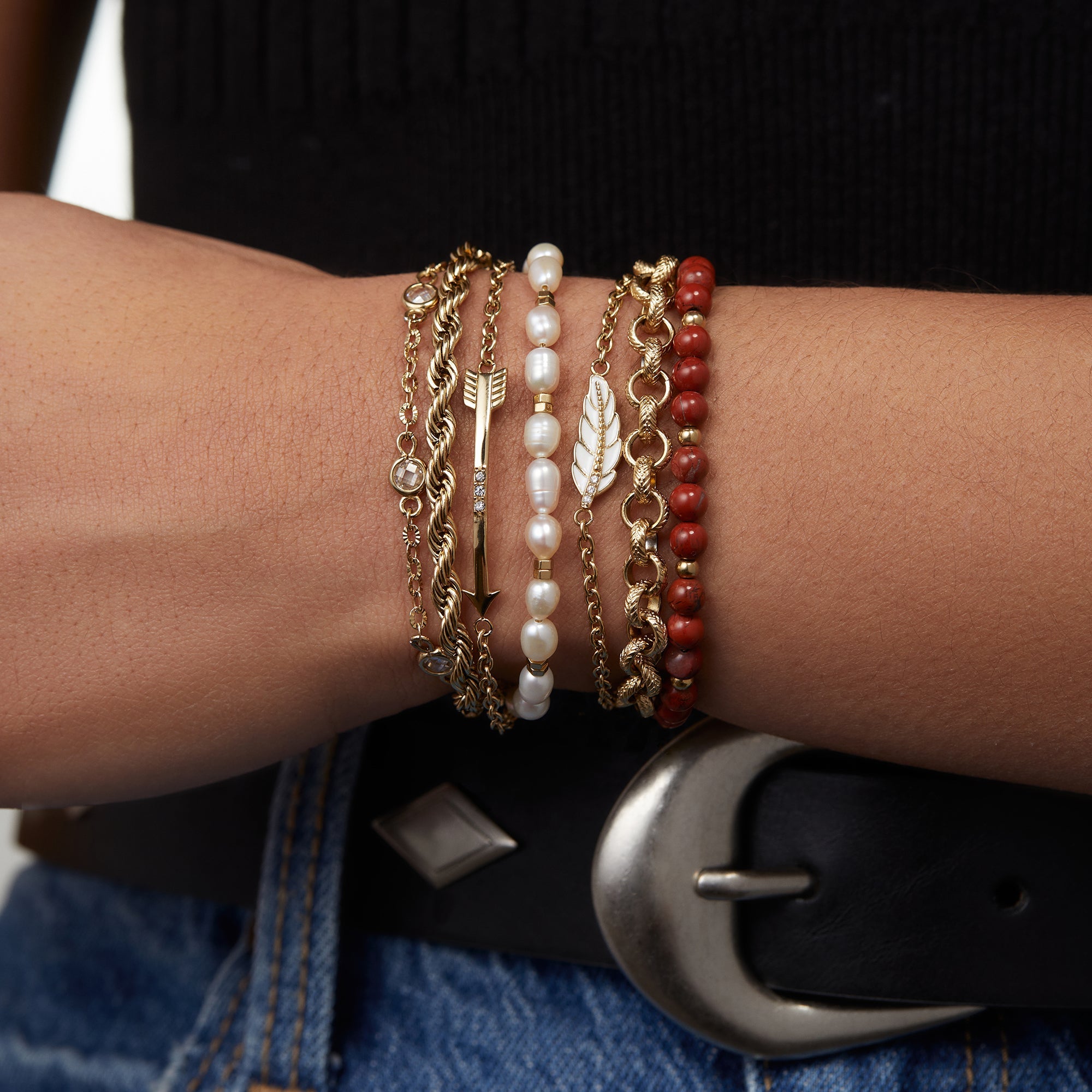 Feather Stranded™ Bracelet Set