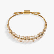 Crystal + Pearl Stranded™ Bracelet Set