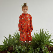 Dress- tomato enchanted forest