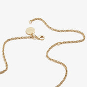 Jesus Embossed Charm Necklace