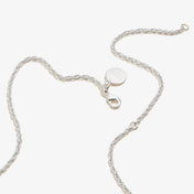 Jesus Embossed Charm Necklace