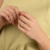 Daisy + Pineapple Jasper Ring Wrap