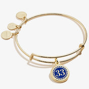 Number 33 Charm Bangle | Teacher, Generous, and Compassion