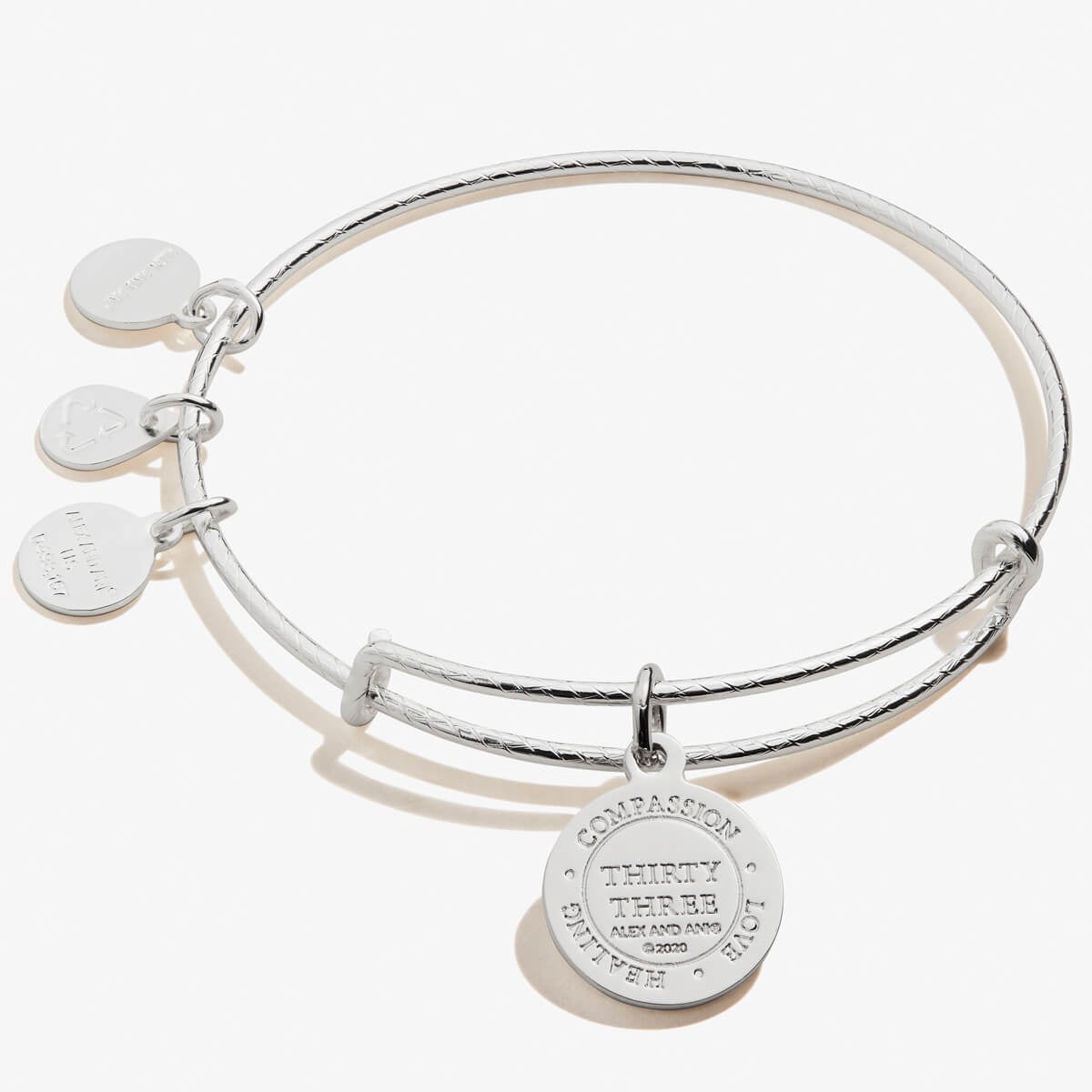 Number 33 Charm Bangle | Teacher, Generous, and Compassion