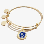 Number 5 Charm Bangle | Free, Variety, and Adventure
