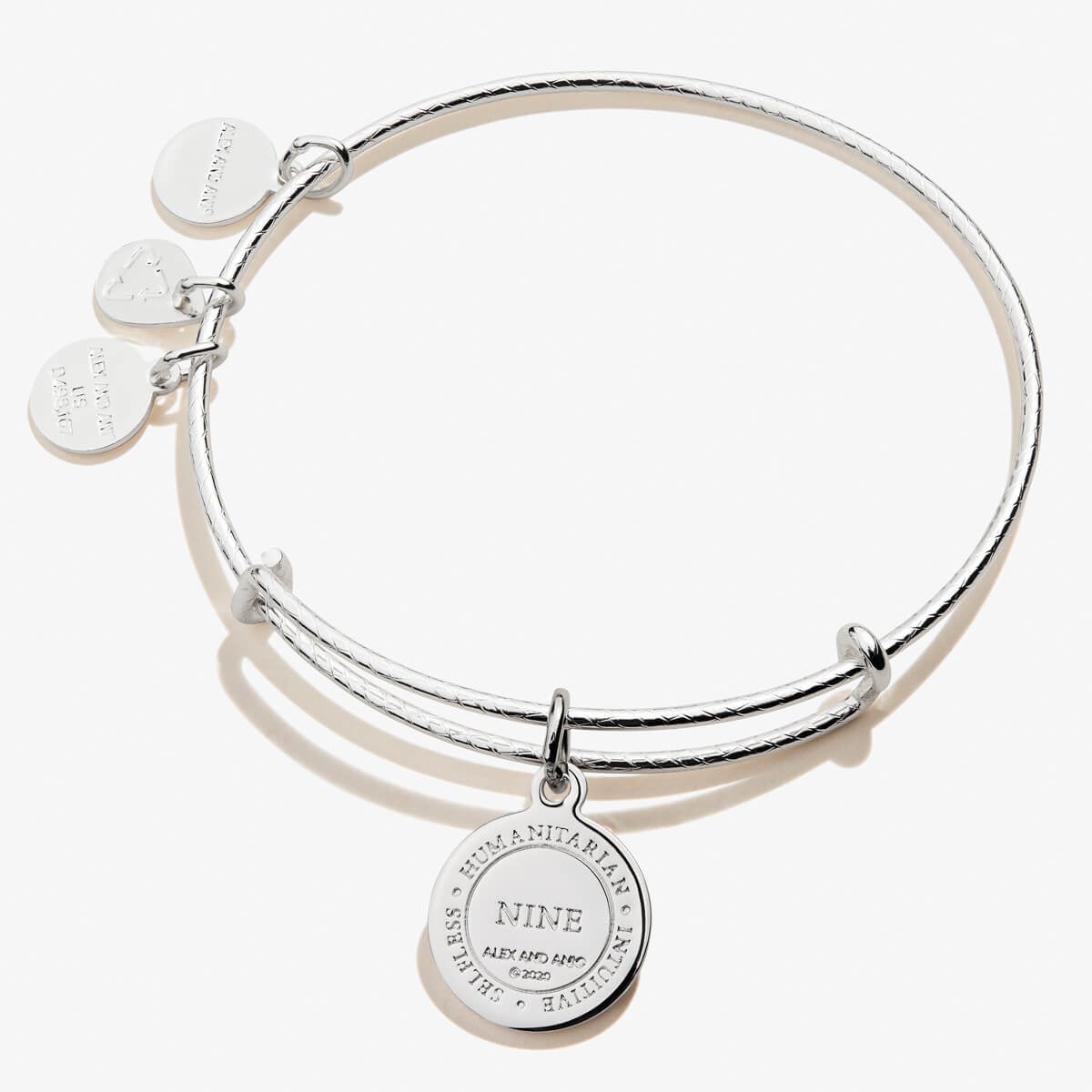 Number 9 Charm Bangle | Worldry, Kind, and Noble