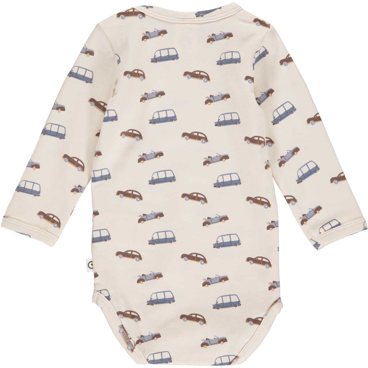 Long sleeve bodysuit- car print