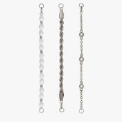 Crystal + Pearl Stranded™ Bracelet Set