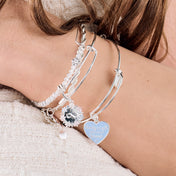 'Family Is A Gift That Lasts Forever' Charm Bangle Bracelet, Set of 3