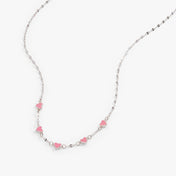 Hearts Chain Necklace, Adjustable