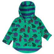 Reversible jacket- mountain bear: Size 6-12M