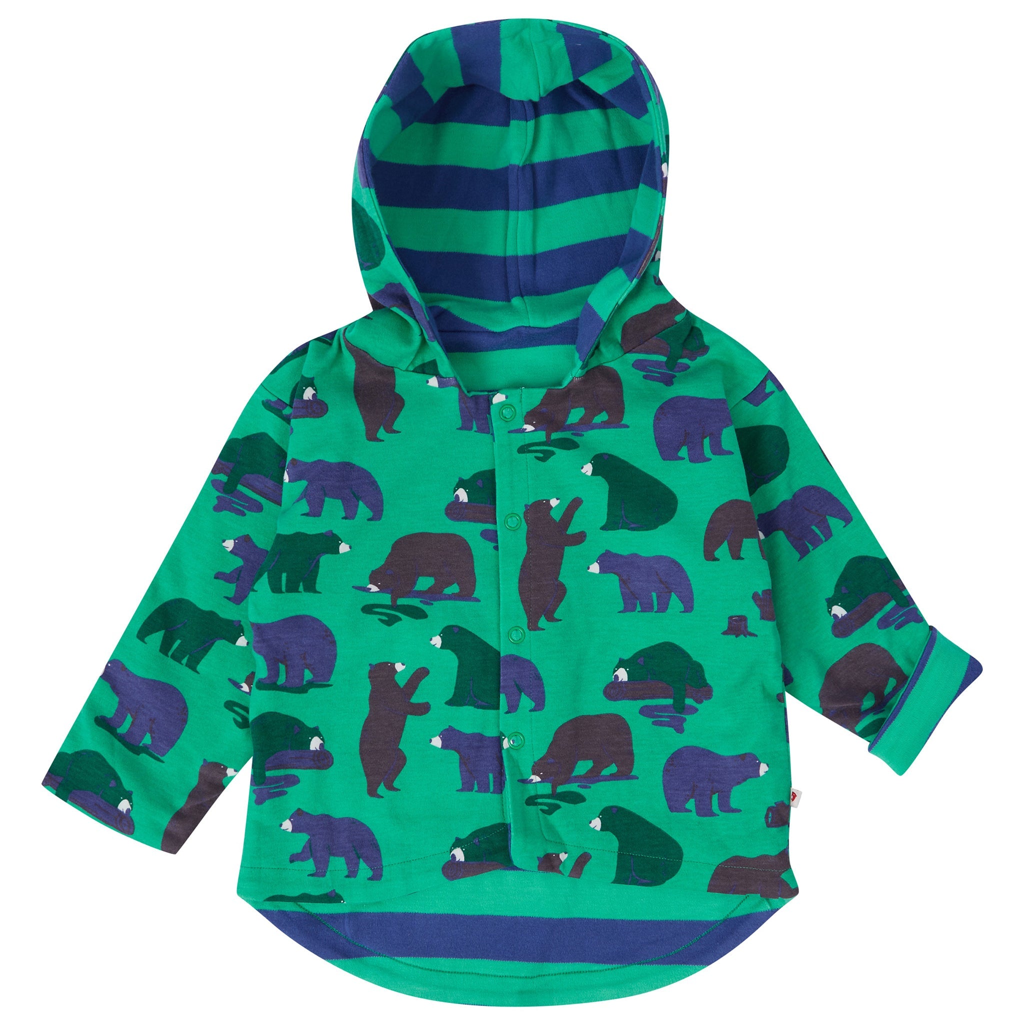 Reversible jacket- mountain bear: Size 6-12M