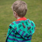 Reversible jacket- mountain bear: Size 6-12M