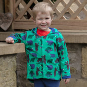 Reversible jacket- mountain bear: Size 6-12M