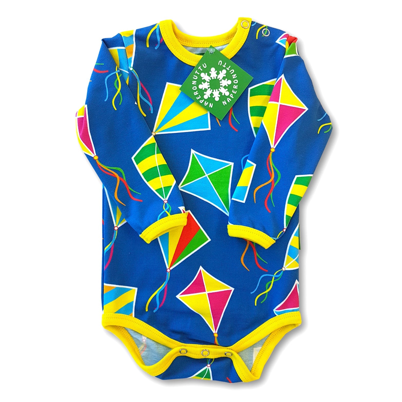 Long sleeve bodysuit- kites: Size 9-12M