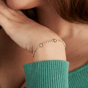 Love + Luck Inline Tennis Bracelet