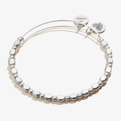 Lucent Metal Beaded Bangle