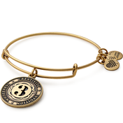 Number 3 Charm Bangle Bracelet | Wholeness, Creativity, and Intuition