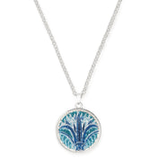 Blue Lotus Statement Necklace