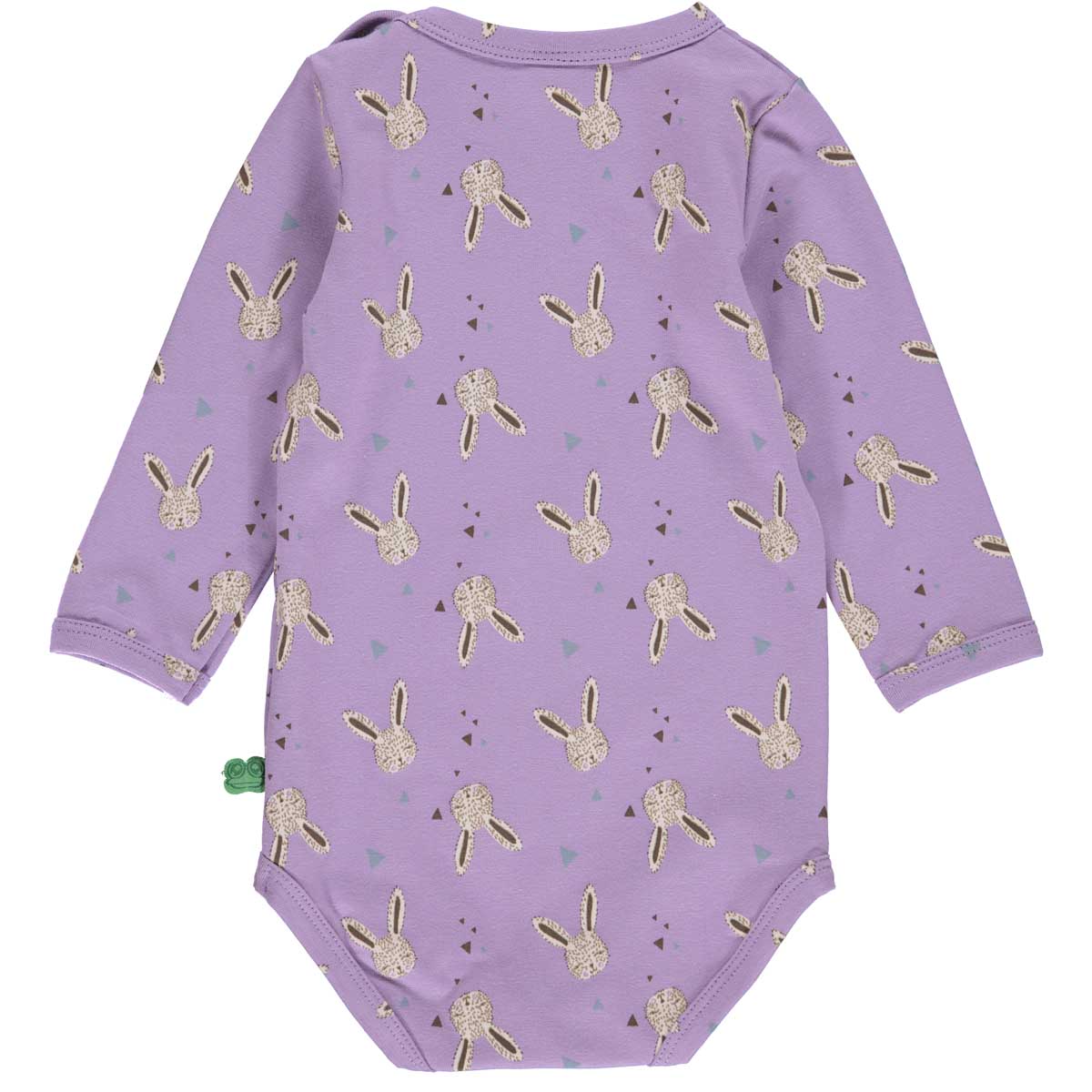 Long-sleeve bodysuit- rabbit print