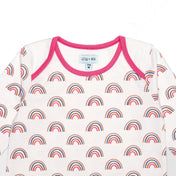 Rainbow print playsuit