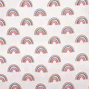Rainbow print playsuit