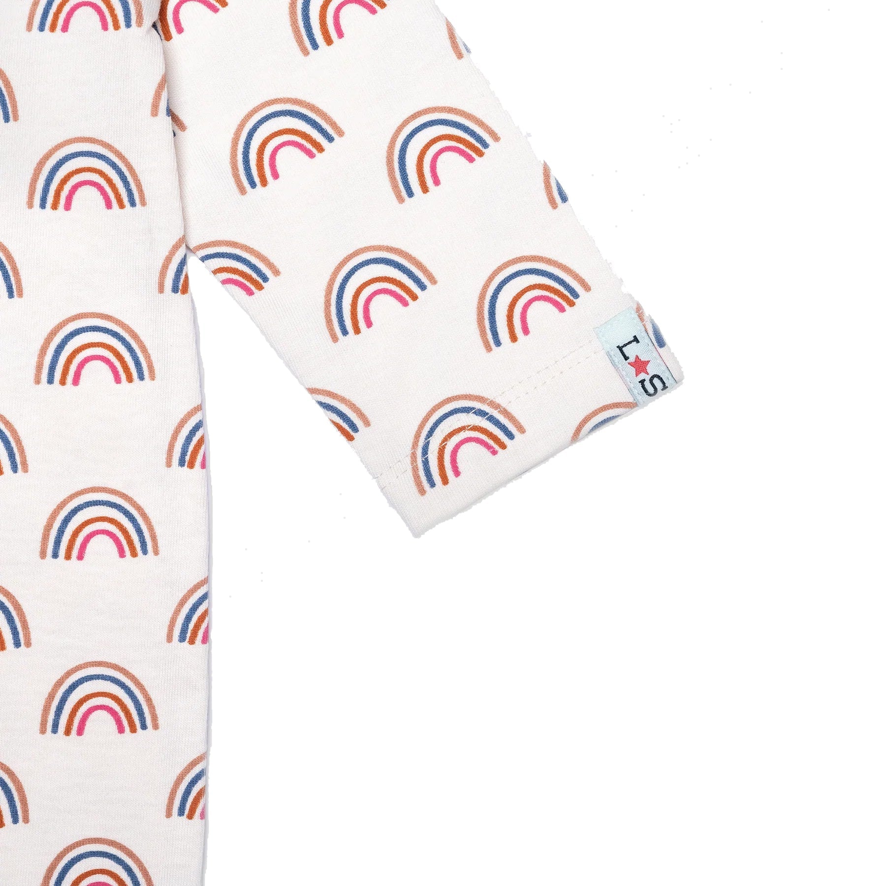 Rainbow print playsuit