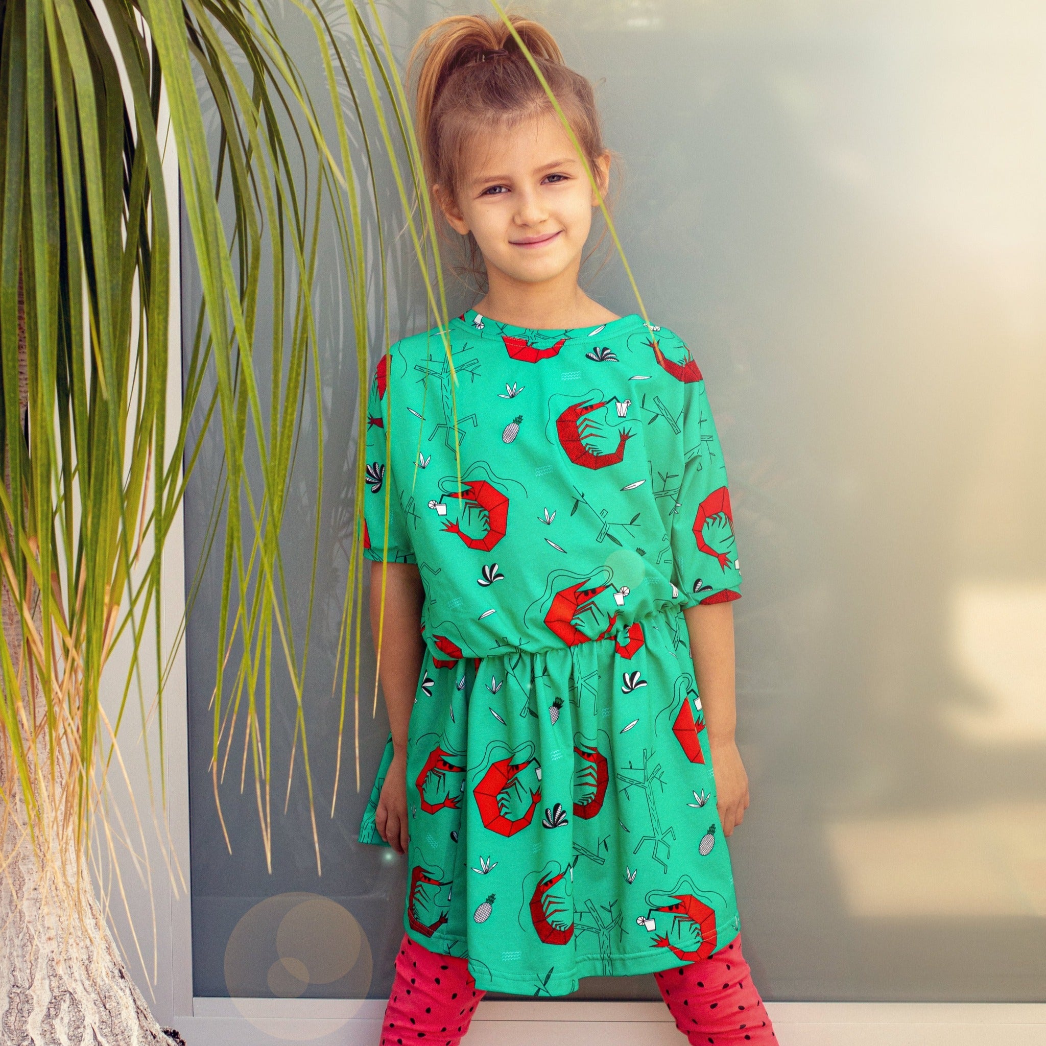 Dress- shrimp cocktail: Size 2-3Y