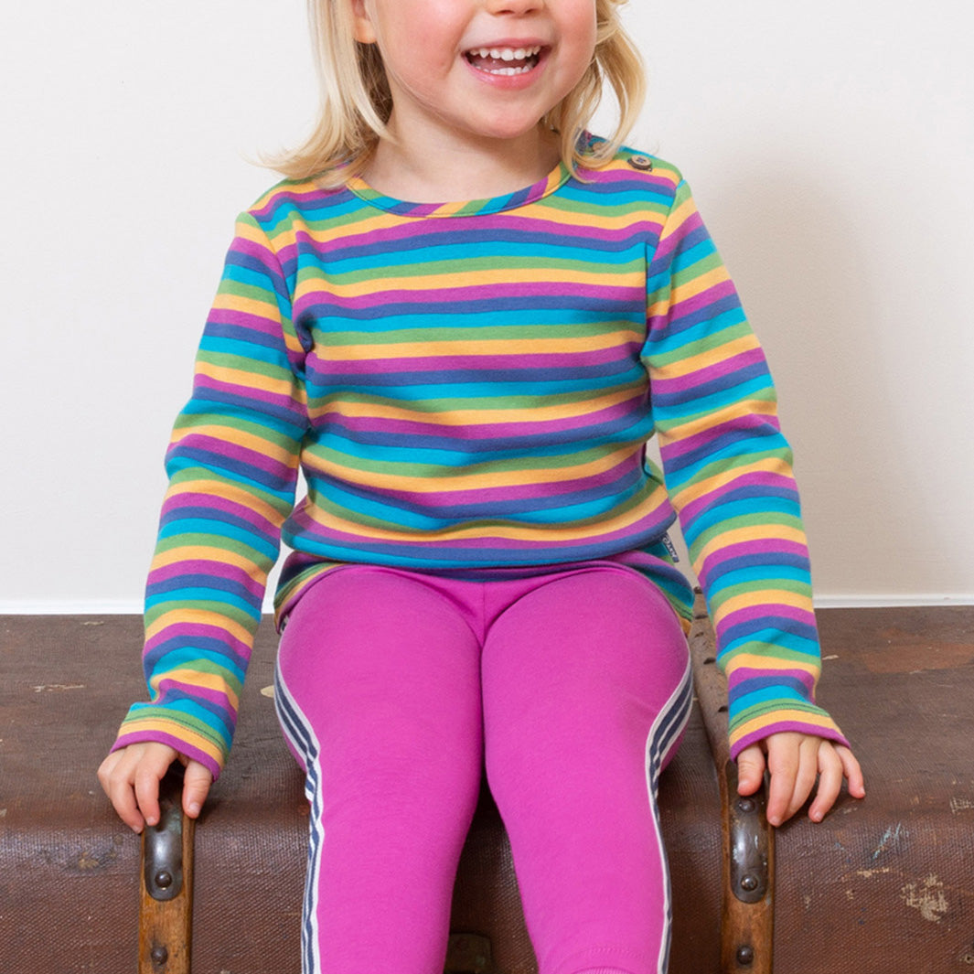 Side stripe leggings