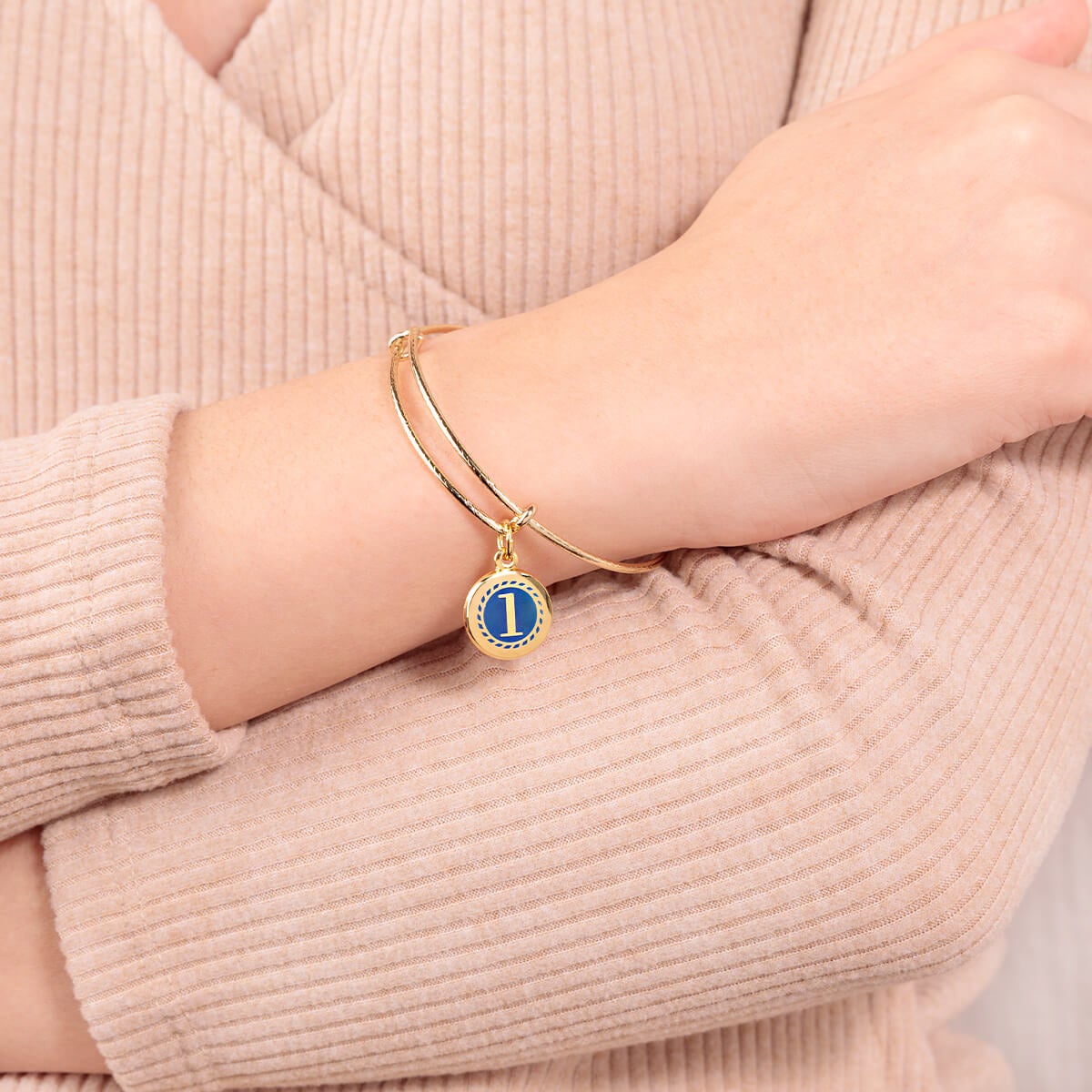 Number 9 Charm Bangle | Worldry, Kind, and Noble