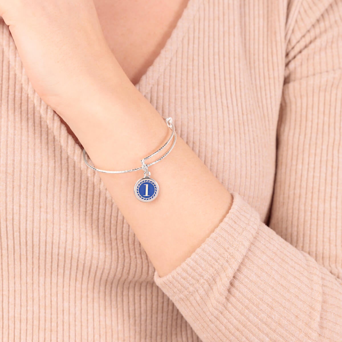 Number 33 Charm Bangle | Teacher, Generous, and Compassion