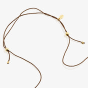 Tiger's Eye Gemstone Cord Necklace