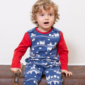 Choo choo train overalls: Size 6-9M