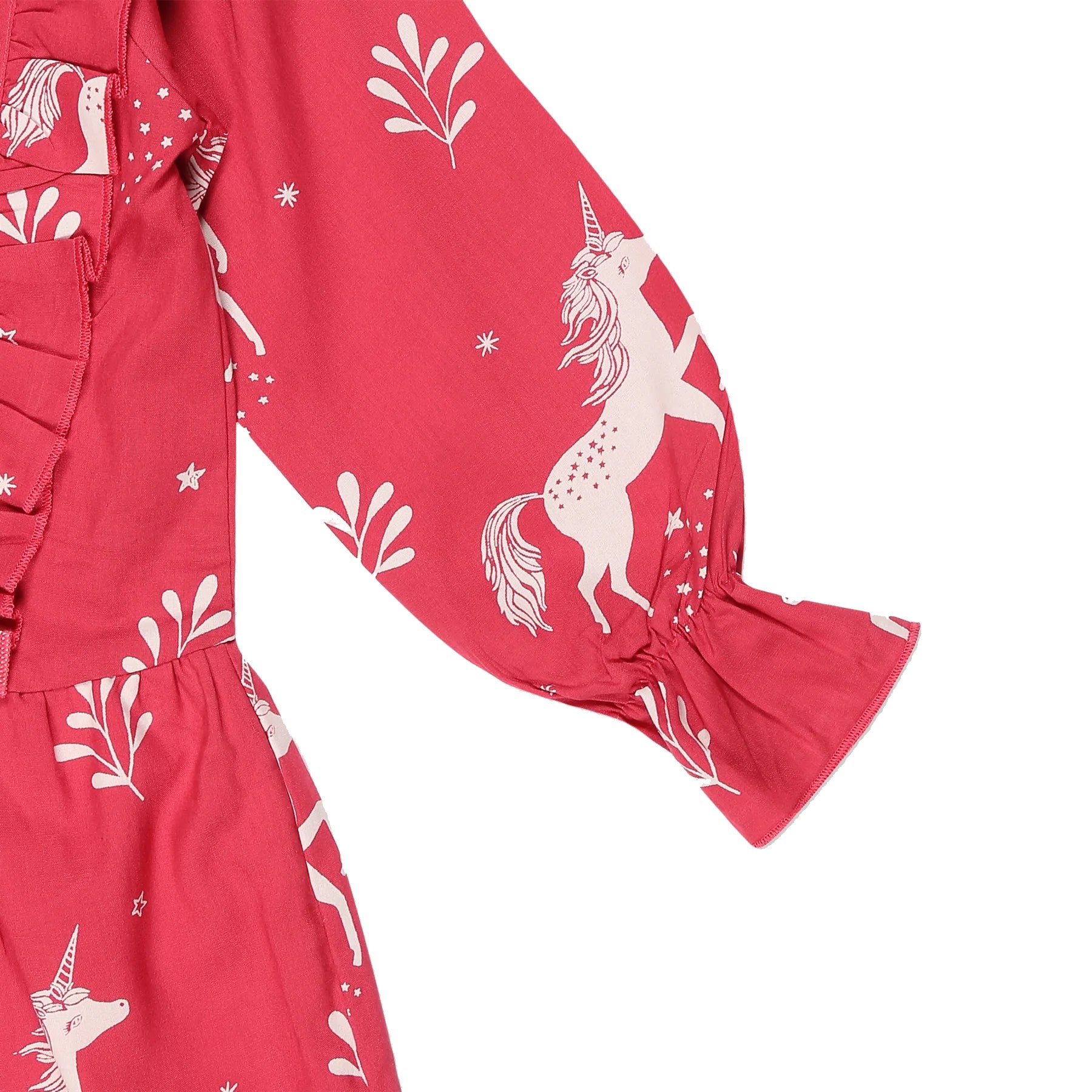 Unicorn viscose dress