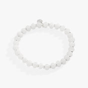 White Jade Stretch Bracelet